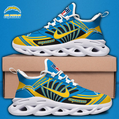 Custom Los Angeles Chargers 2026 NFL Sneakers Los Angeles Chargers Merch - Foxy23shop