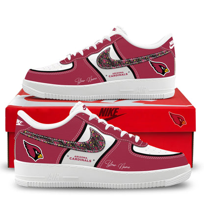 Personalized Arizona Cardinals 2026 NFL Sneakers Arizona Cardinals Merch Gifts For Bird Gang - Foxy23shop