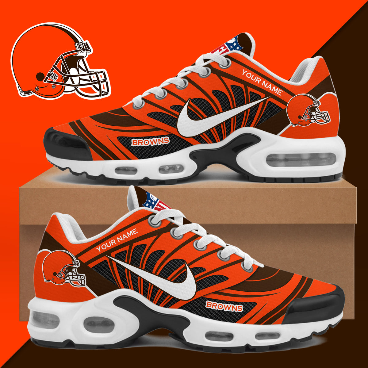 Personalized Cleveland Browns 2026 Sneakers Cleveland Browns Merch Gifts For Fans - Foxy23shop
