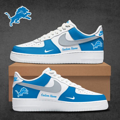 Personalized Detroit Lions 2026 Sneakers Detroit Lions Merch Gifts Idea For Football Fans - Foxy23shop