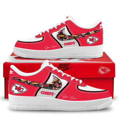 Personalized Kansas City Chiefs 2026 Sneakers 2026 Chiefs Merch Best Fans Gifts - Foxy23shop