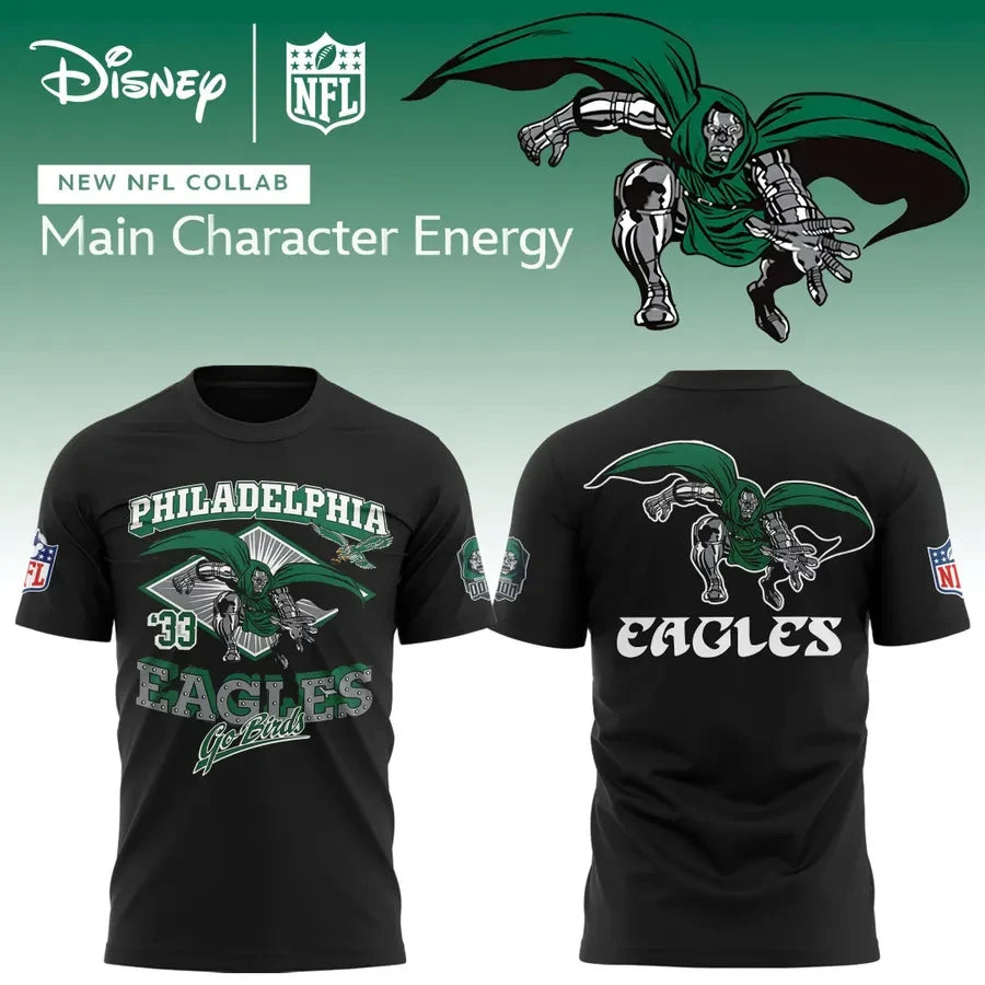 Disney X Philadelphia Eagles Doctor Doom Collaboration Shirt Best Gifts For Eagles Fans - Foxy23shop