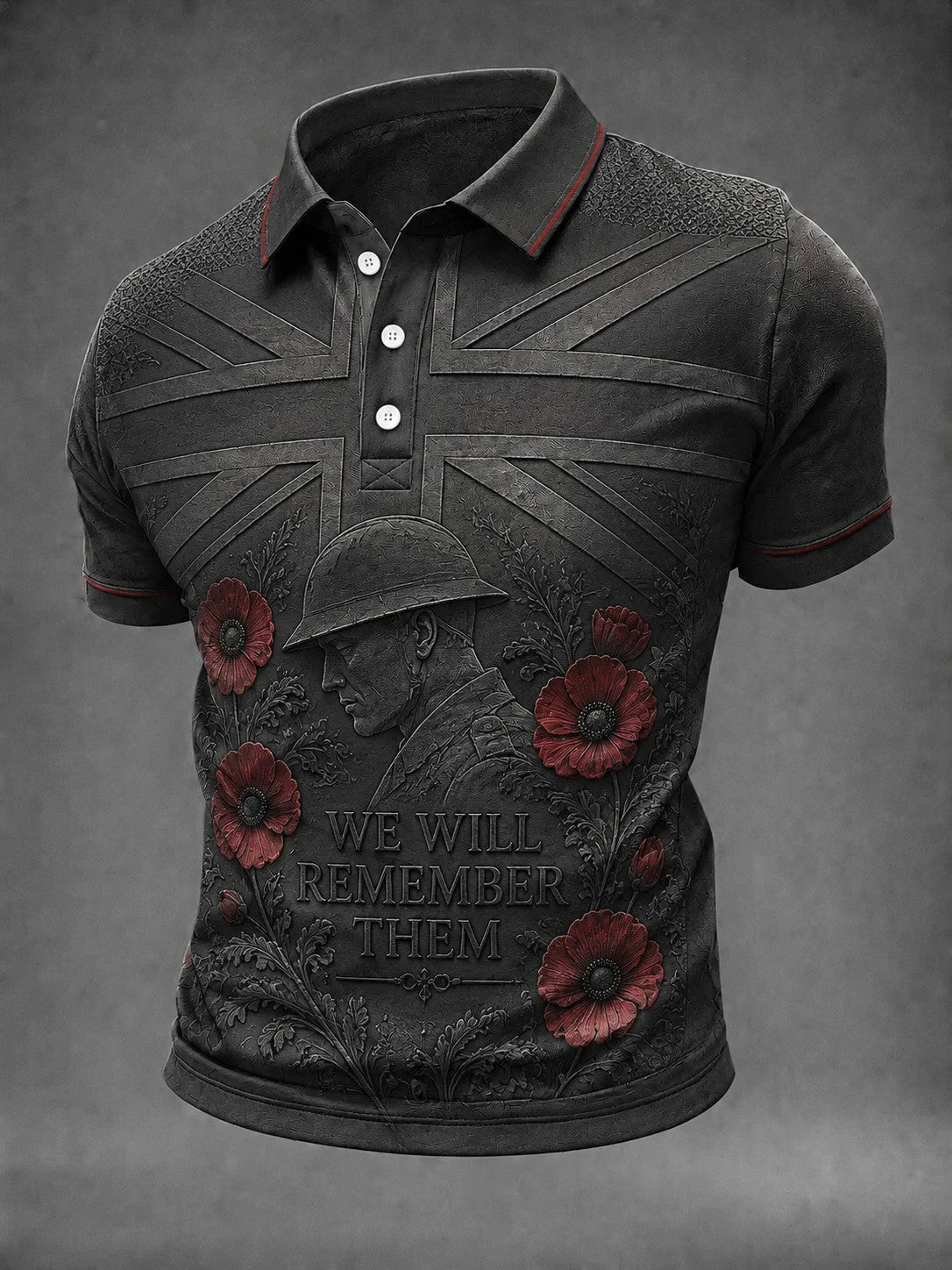 We Will Remember Them Polo Shirt Veteran Tribute Memorial Shirt Gift For Dads - Foxy23shop