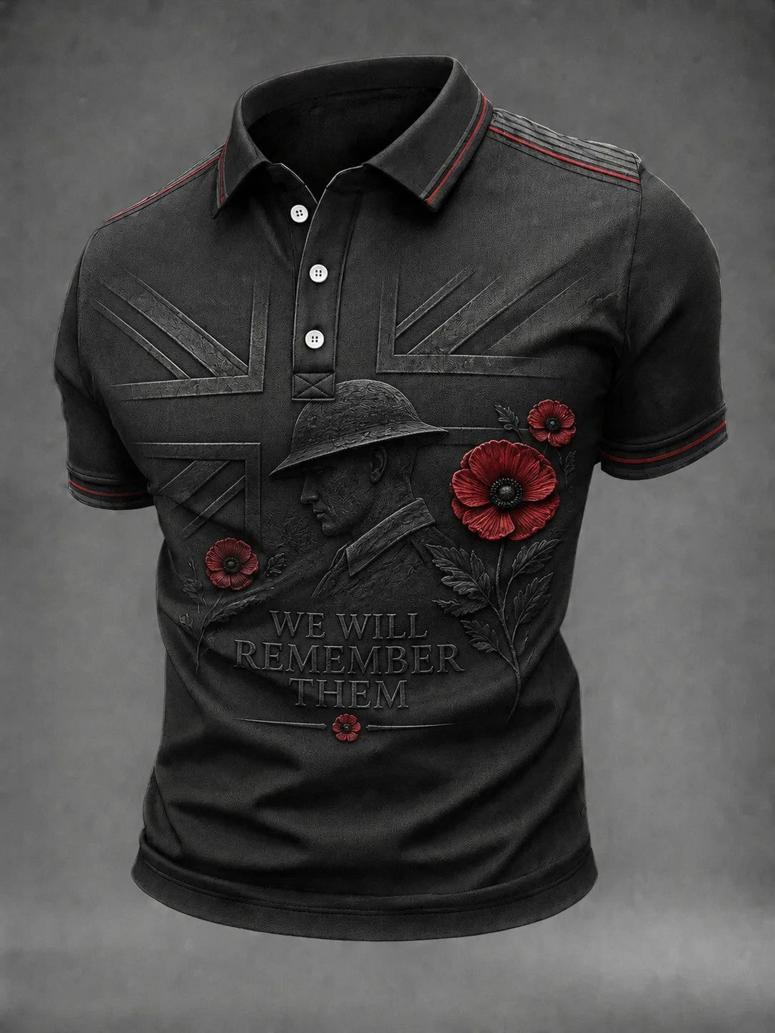 We Will Remember Them Polo Shirt Military Service Remembrance Clothing Gift For Fathers - Foxy23shop