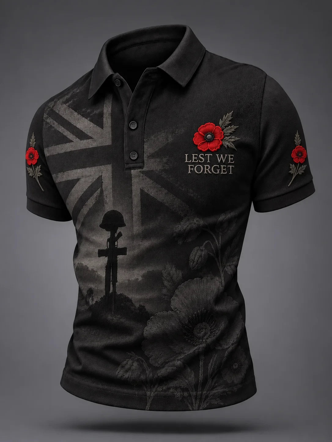 Lest We Forget Polo Shirt Fallen Heroes Honor Shirt Gift For Brothers - Foxy23shop