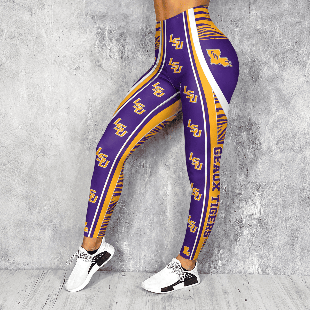 LSU Tigers 2026 NCAA Football Leggings LSU Tigers Clothing Fan Gear - Foxy23shop