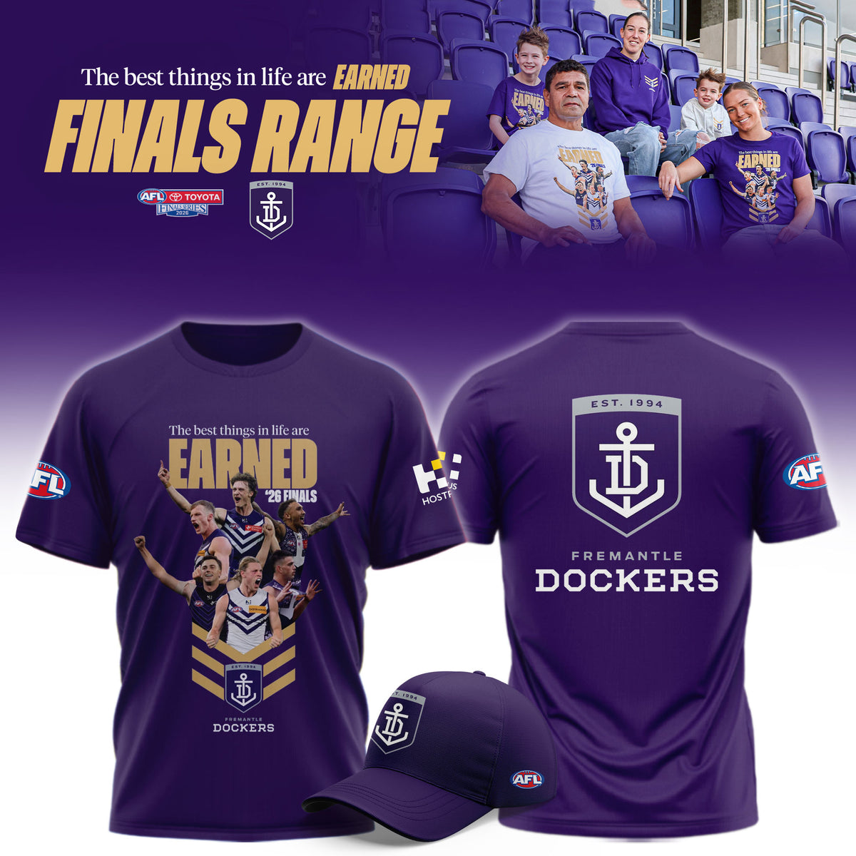Fremantle Dockers 2026 AFL Finals Series T-Shirt Presents Idea For Fans - Foxy23shop