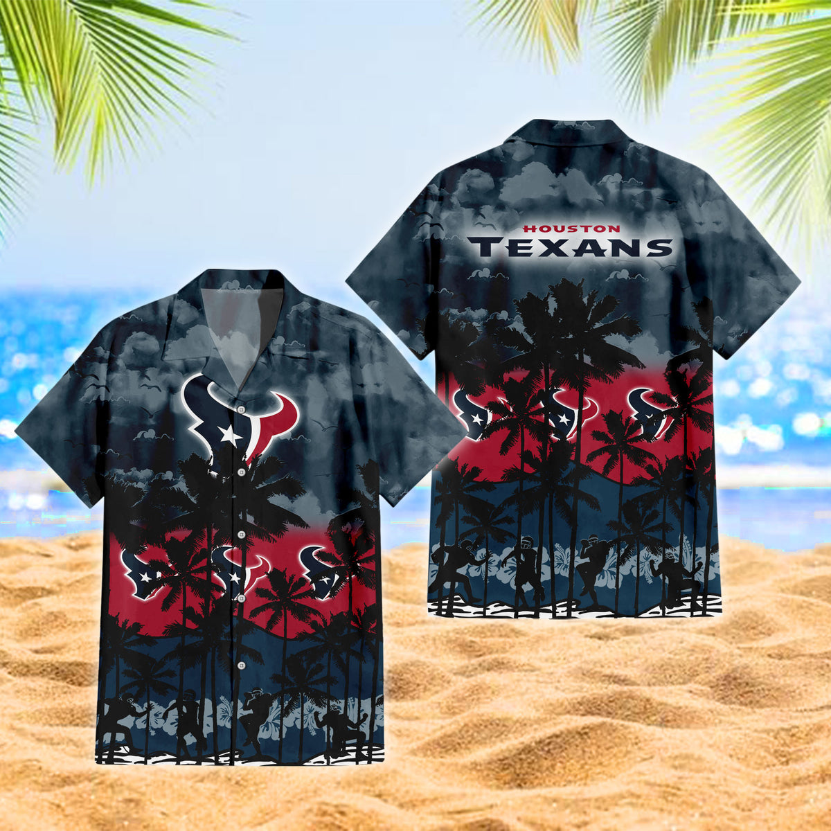 Houston Texans 2026 Fan Hawaiian Shirt Houston Texans Aloha Shirt Gifts For Fans - Foxy23shop