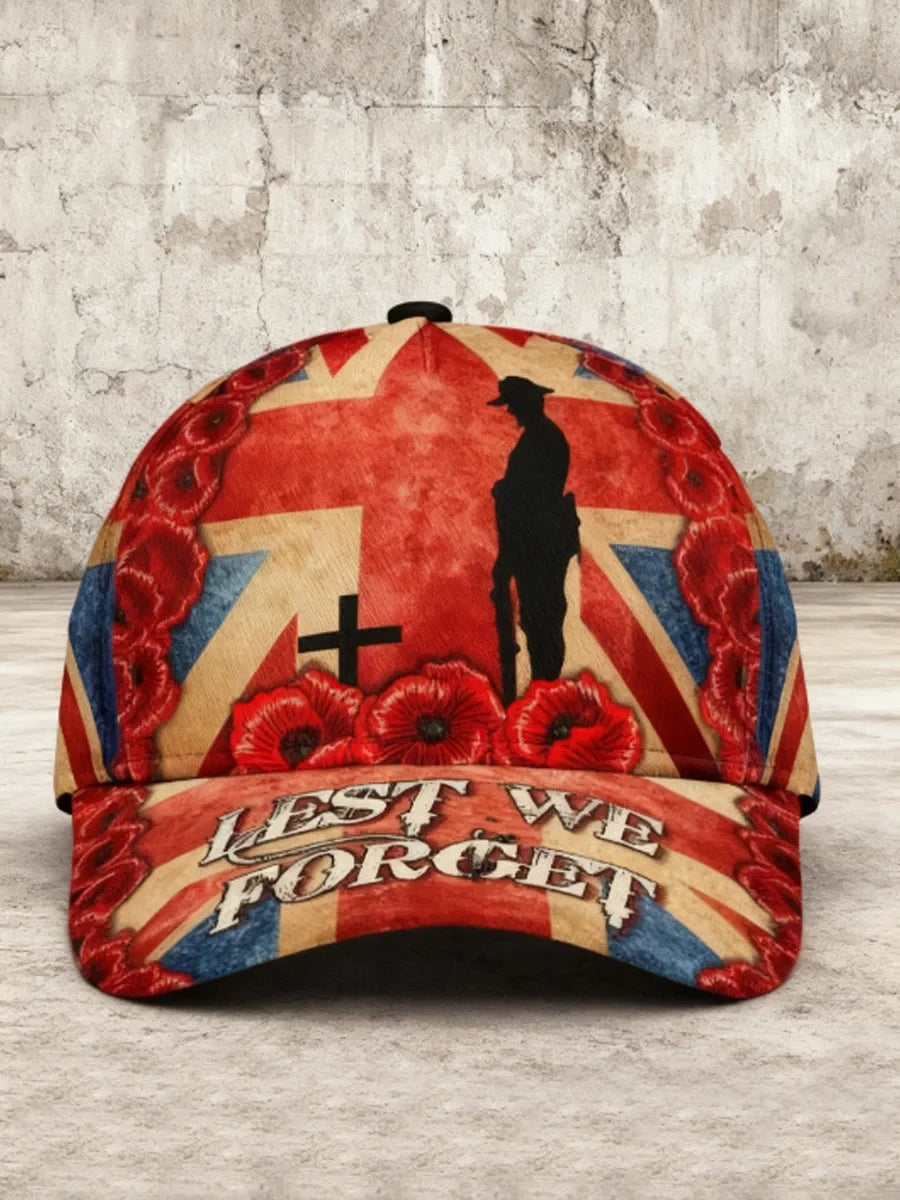 Lest We Forget Baseball Cap Remembrance Day Hat Gift For Patriot Friends - Foxy23shop
