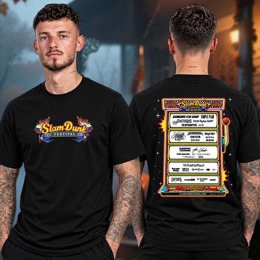 Slam Dunk Festival 2027 Line Up T-Shirt Slam Dunk Merch Music Lovers Gift - Foxy23shop