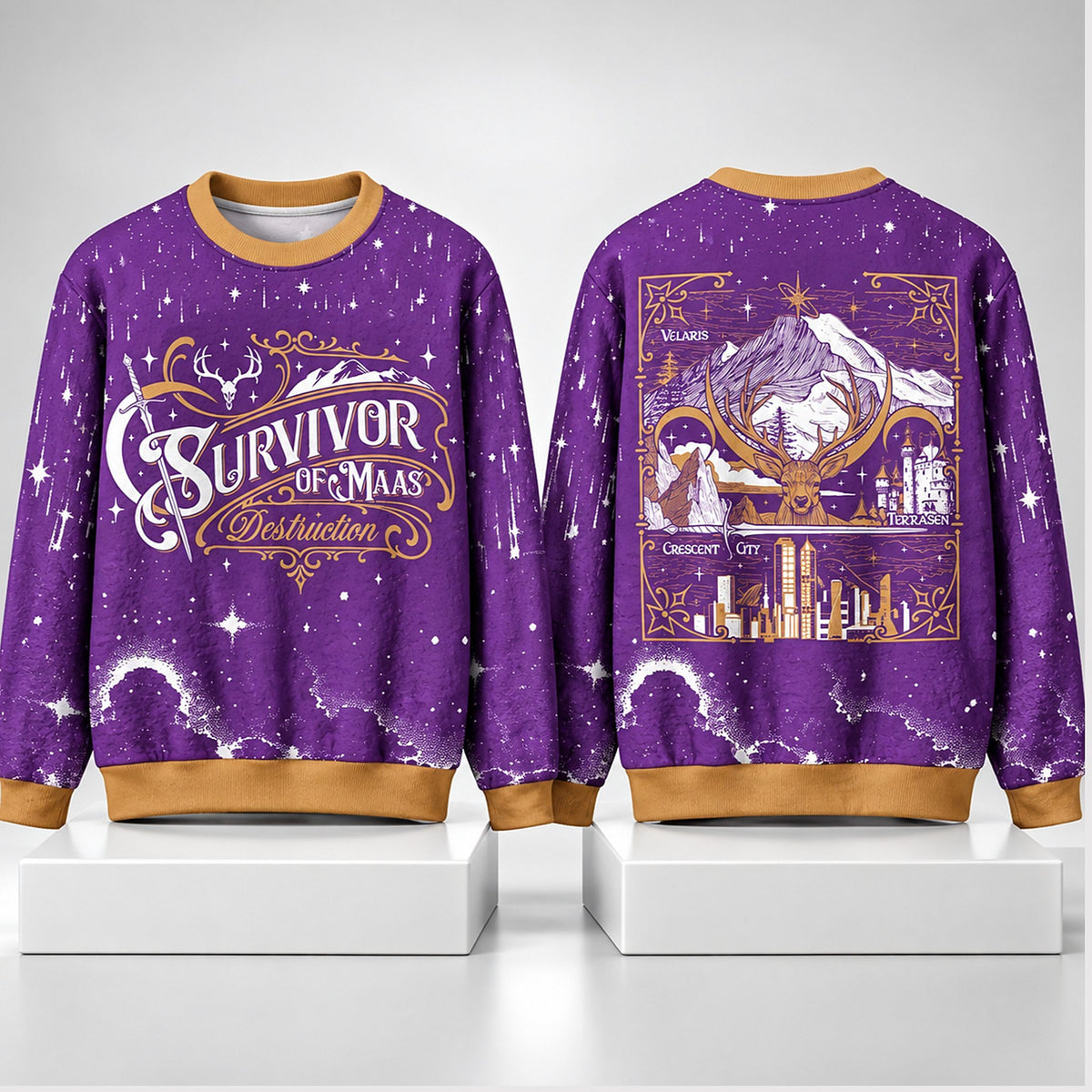 Survivor Of Maas Destruction Christmas 2026 Sweatshirt Xmas Clothing Gifts For BFF - Foxy23shop