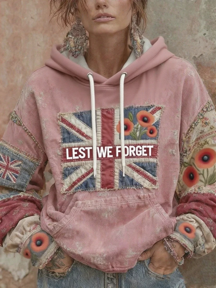 Lest We Forget Hoodie Fallen Soldier Memorial Clothing Gift For Women - Foxy23shop