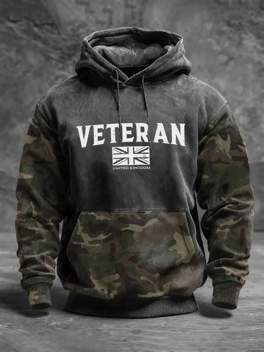 Uk Veteran Standard Fit Hoodie Veteran Honor Memorial Apparel Gift For Dads - Foxy23shop