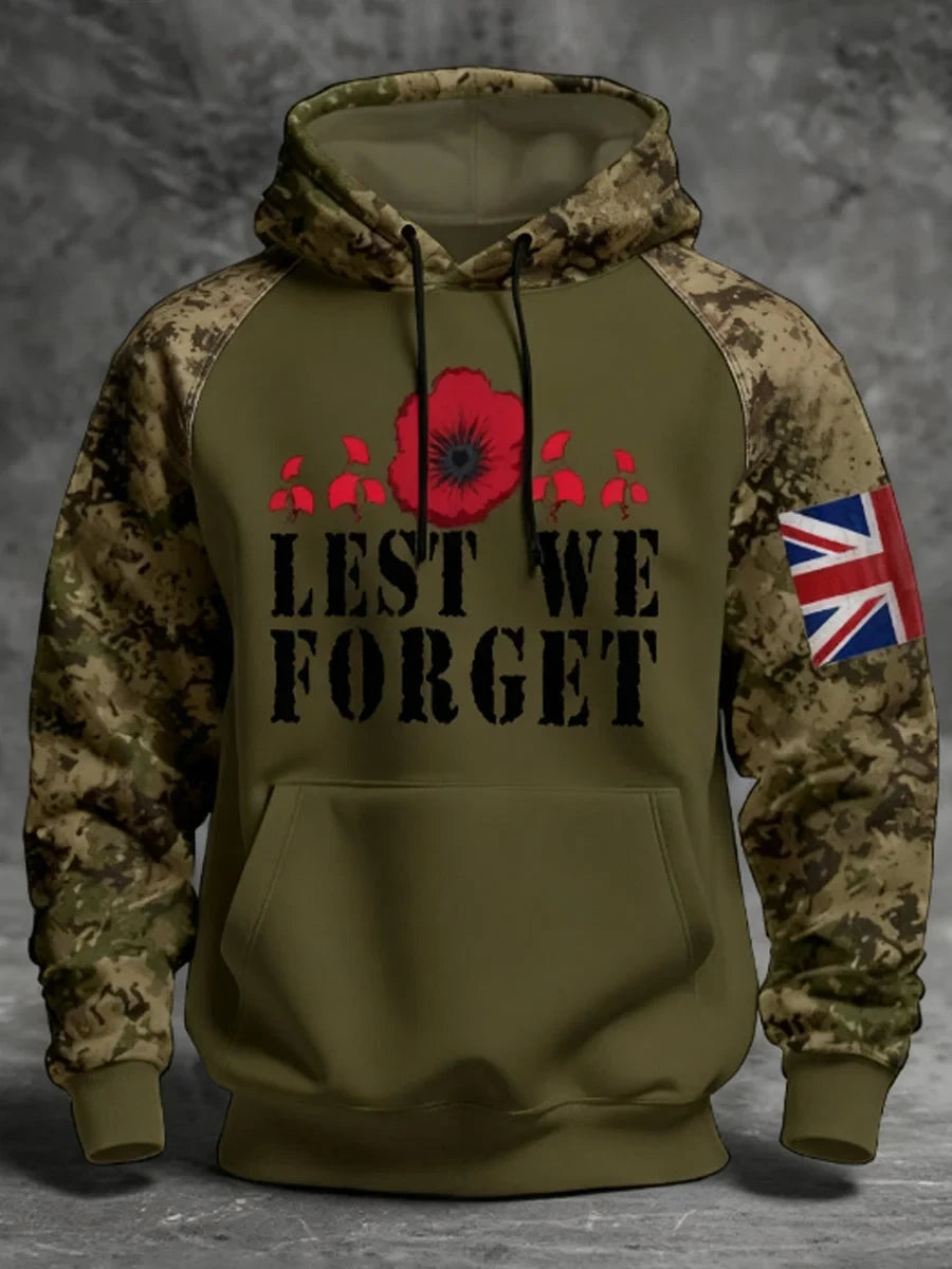 Lest We Forget Hoodie 11Th November Remembrance Day Merch Gift For Brothers - Foxy23shop