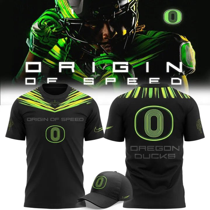 Oregon Ducks Merch Origin Of Speed T-Shirt Oregon Ducks Clothing Presents For Fans - Foxy23shop