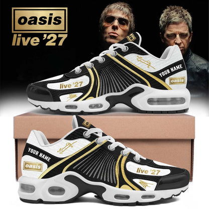 Custom Oasis Store TZ Merch Oasis Live 27 World Tour Sneakers Rock Lover Present - Foxy23shop