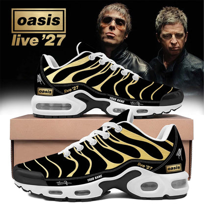 Personalized Oasis Store TZ Merch Oasis Live 27 World Tour Sneakers Presents For Fan - Foxy23shop
