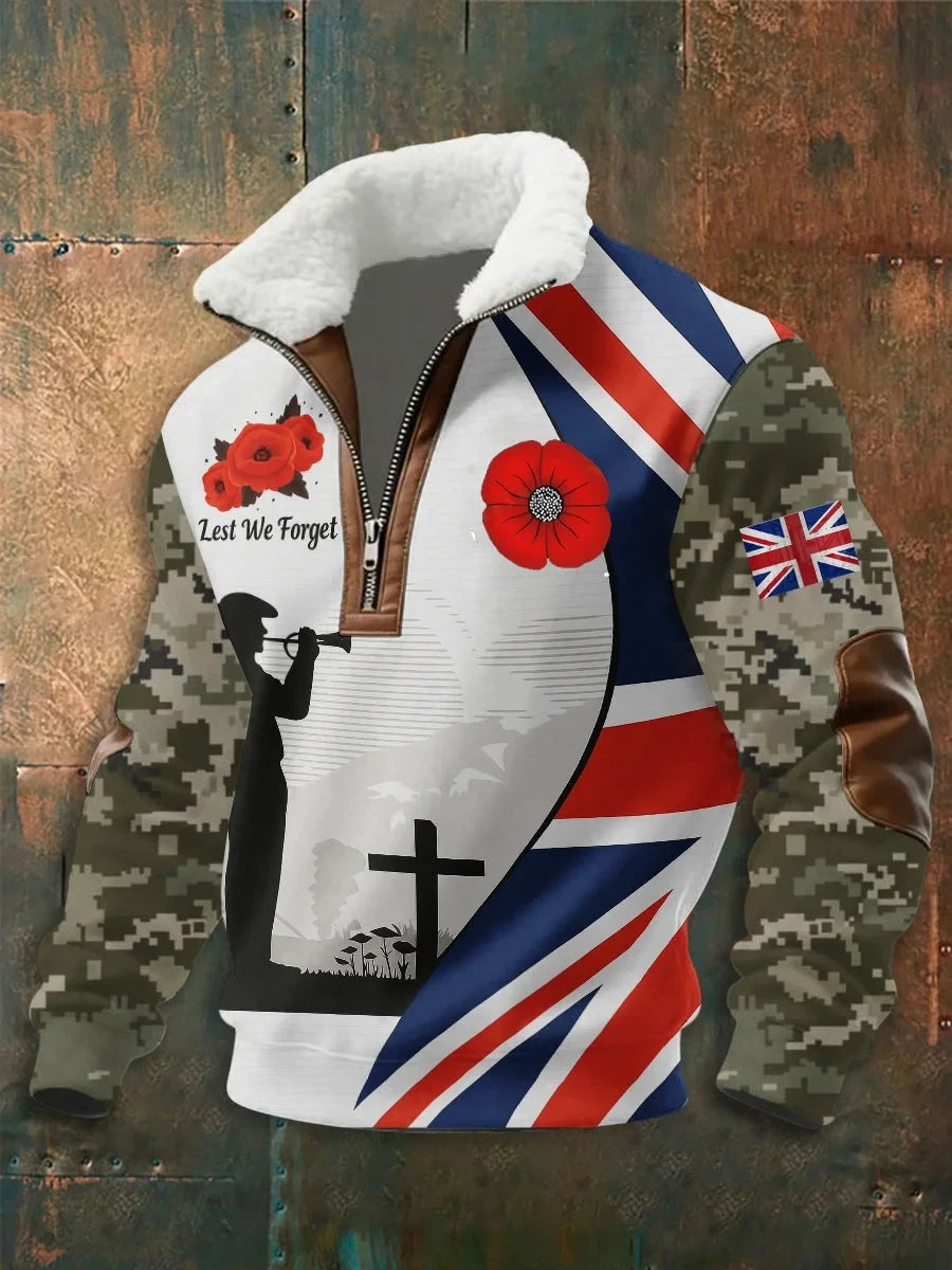 Lest We Forget Quarter Zip Sweatshirt Patriots Clothing Gift For Brothers - Foxy23shop