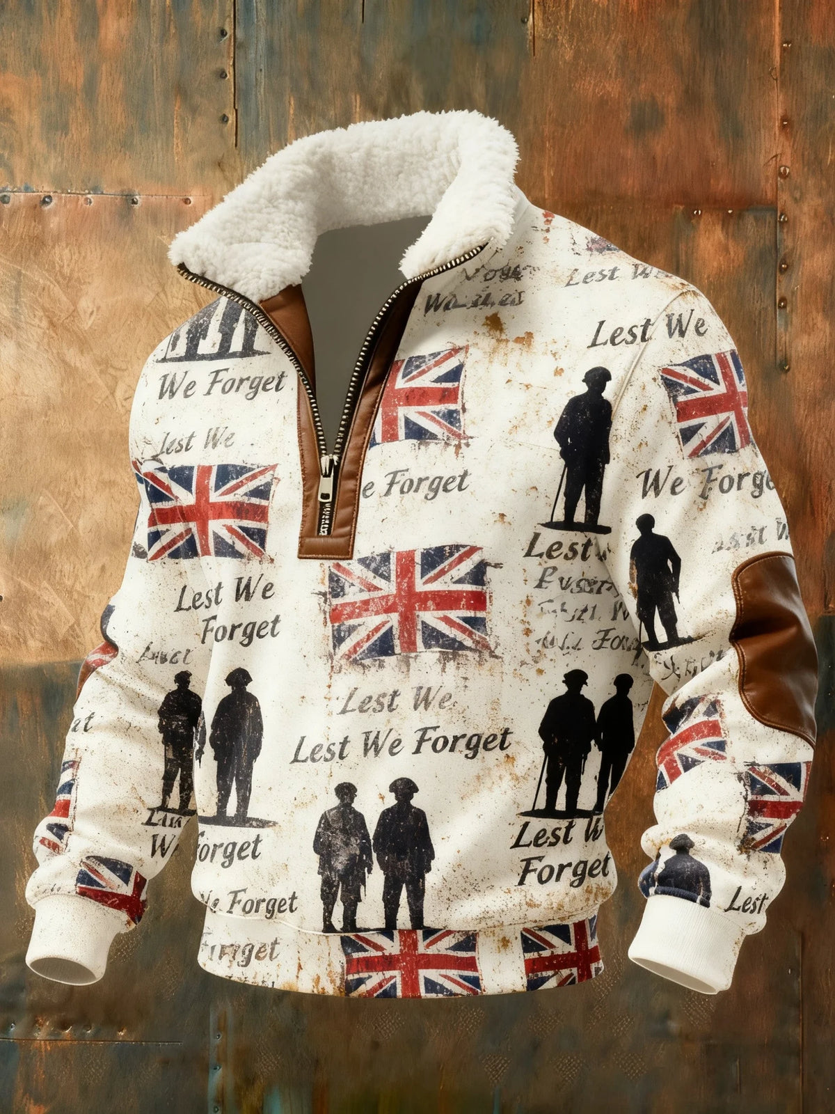 Lest We Forget Quarter Zip Sweatshirt Veteran Pride Shirt Gift For Brothers - Foxy23shop