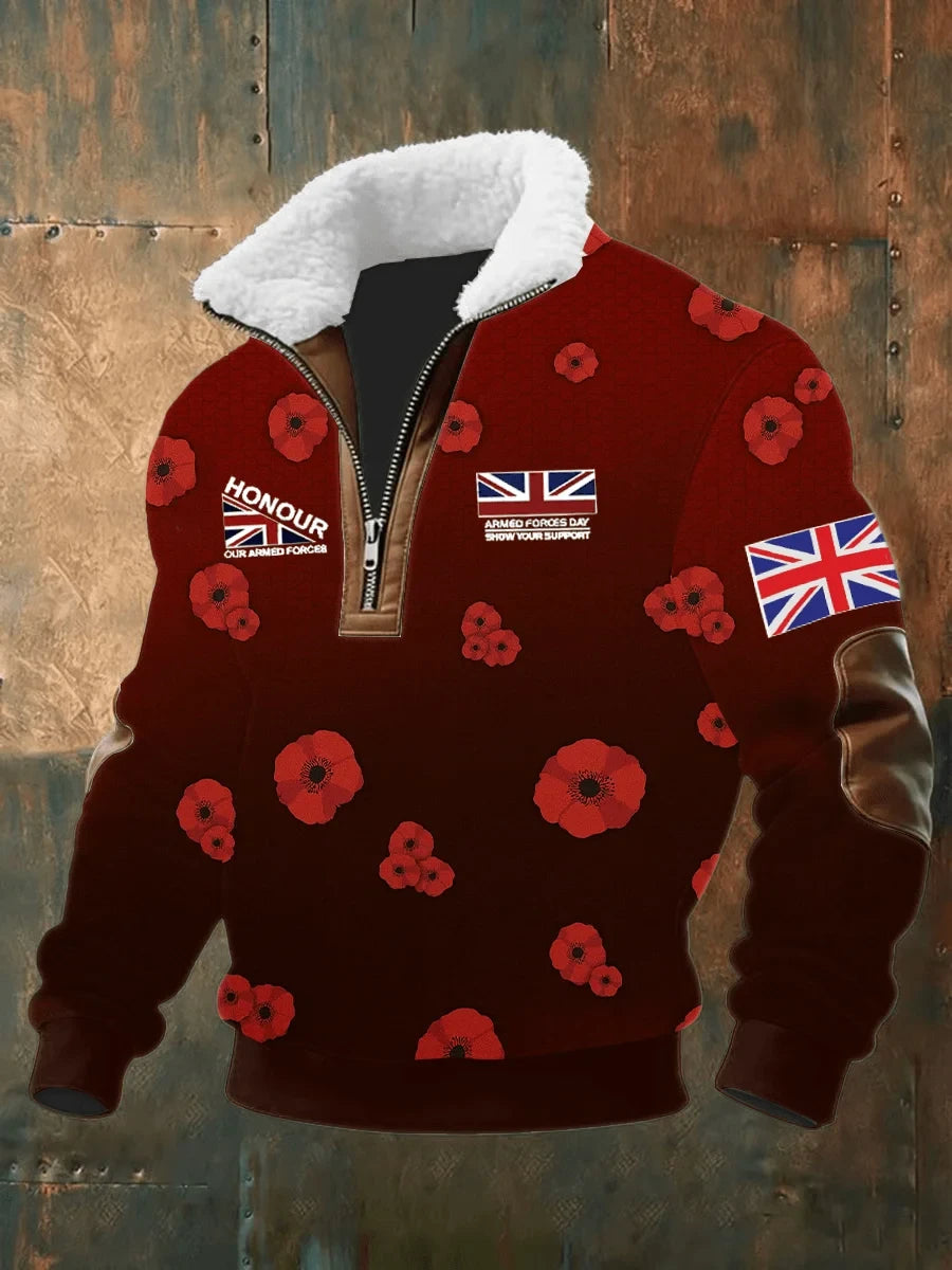 Lest We Forget Quarter Zip Sweatshirt Service And Sacrifice Clothing Gift For Friends - Foxy23shop