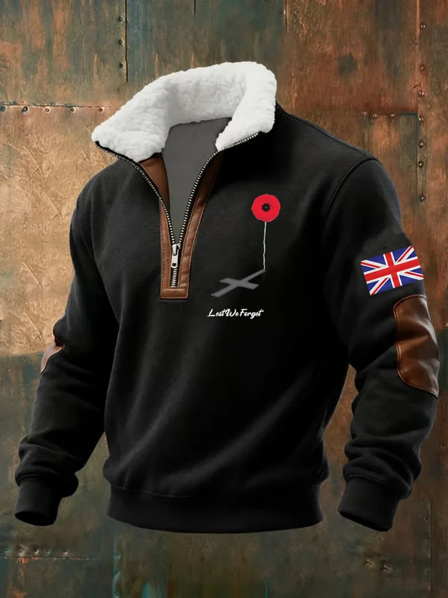 Lest We Forget Quarter Zip Sweatshirt Special Apparel For Best Friends - Foxy23shop