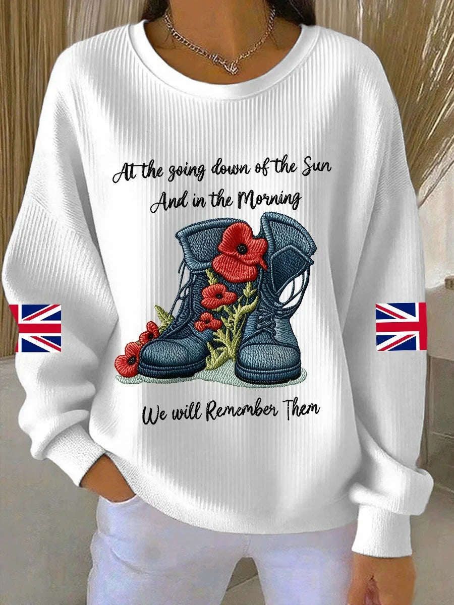 We Will Remember Lest We Forget Sweatshirt Lest We Forget Memorial Shirt Gift For Women - Foxy23shop