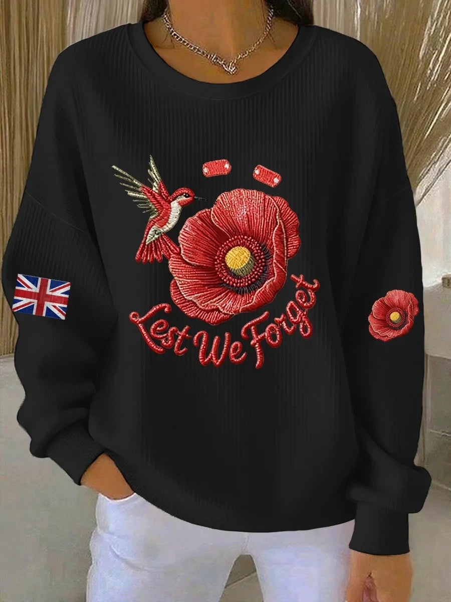 Women's 11Th November Lest We Forget Sweatshirt Patriot Apparel Gift For Friends - Foxy23shop
