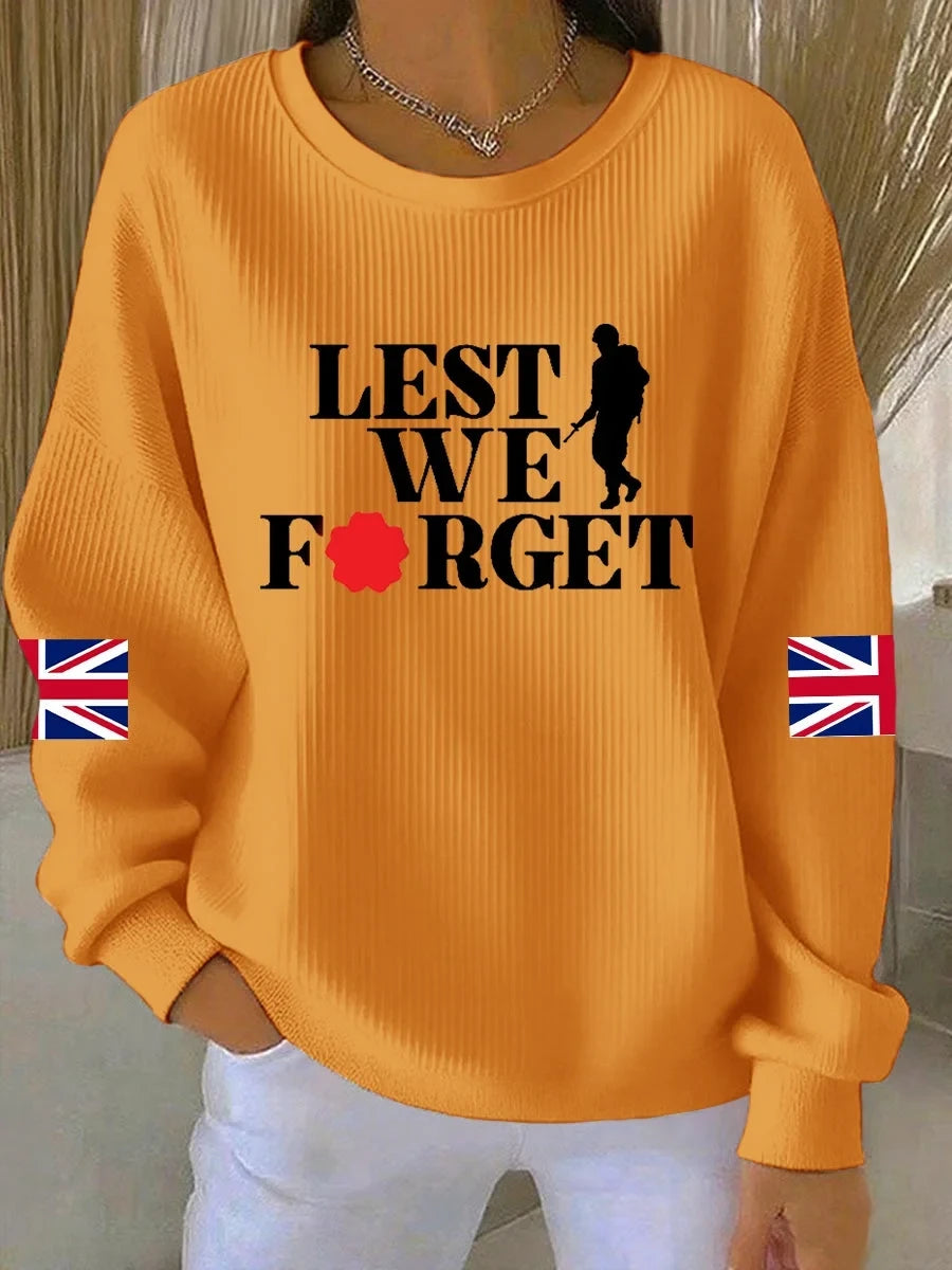 We Will Remember Lest We Forget Sweatshirt Lest We Forget Poppy Shirt Gift For Moms - Foxy23shop