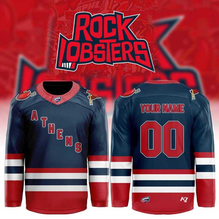 Personalized Athens Rock Lobsters SPHL 2026 27 Season Hockey Jersey Best Fan Gear - Foxy23shop