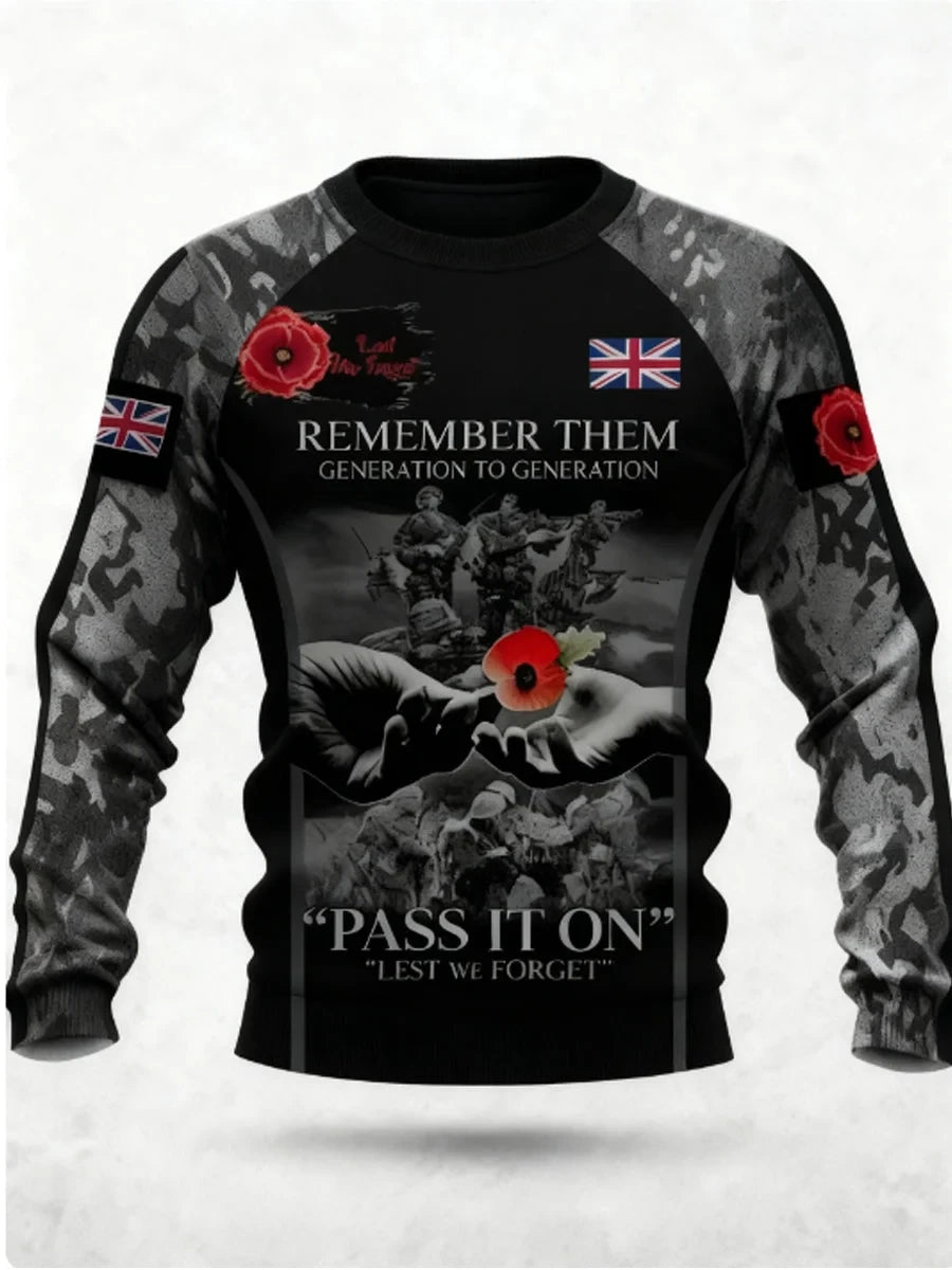Men's 11Th November Remembrance Day Sweatshirt Merch Clothing Gifts For Friends - Foxy23shop
