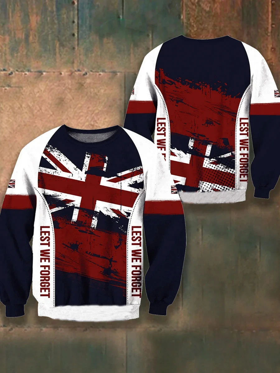 Lest We Forget Sweatshirt Never Forgotten Apparel Gift For Military Fathers - Foxy23shop