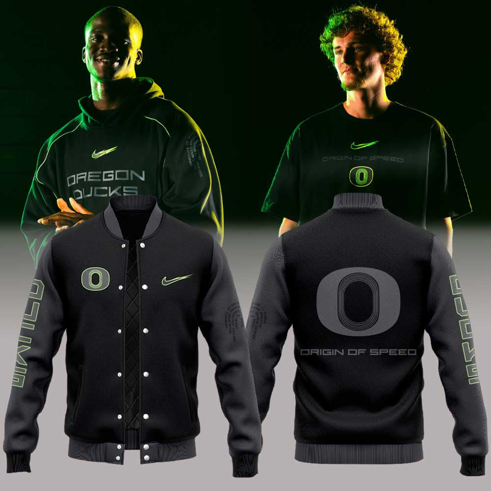 Oregon Ducks Merch Origin Of Speed 2026 Jacket Great Gifts For Football Fans - Foxy23shop