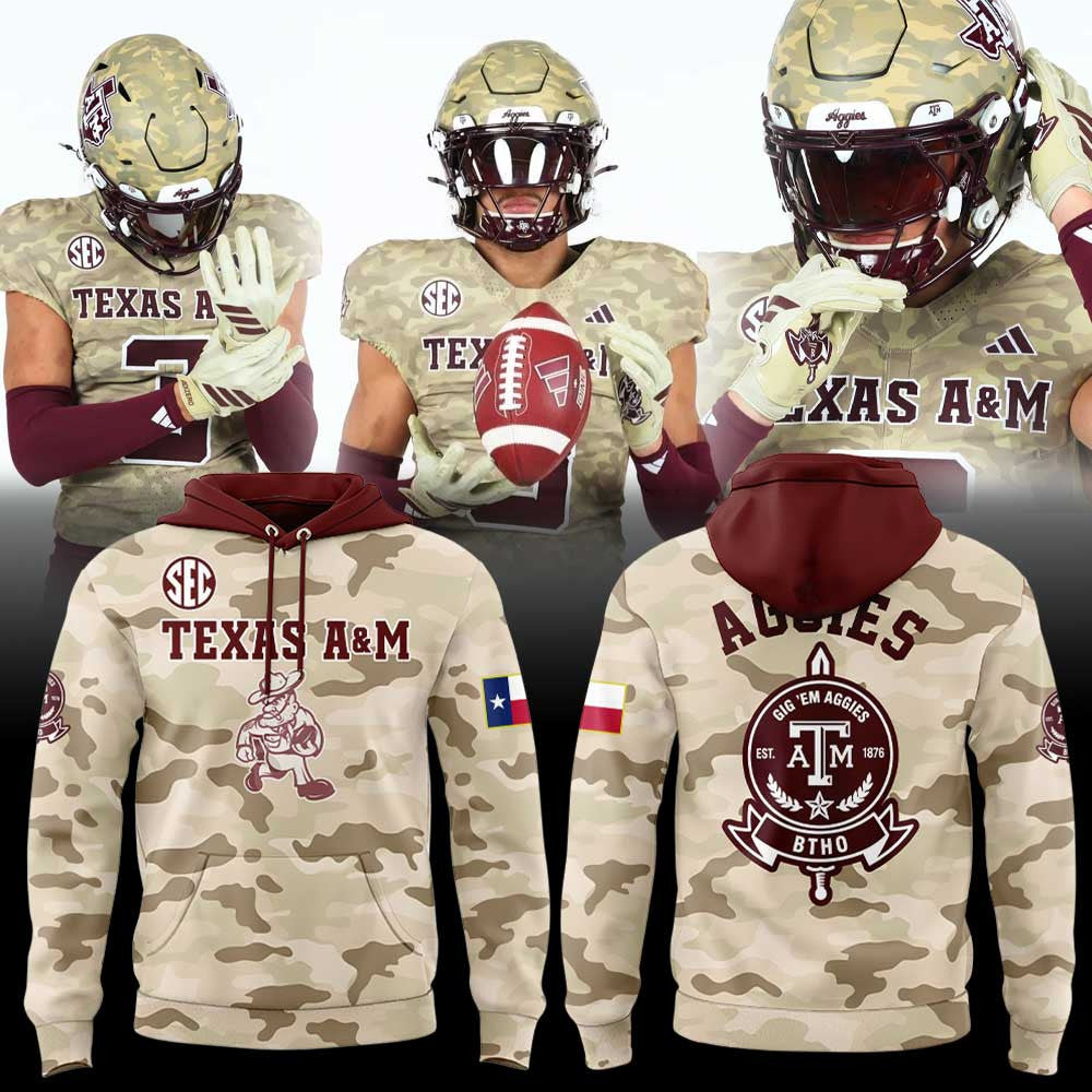 Texas A M Aggies Merch 2026 NCAA Honor Support Hoodie Football Fan Gear - Foxy23shop