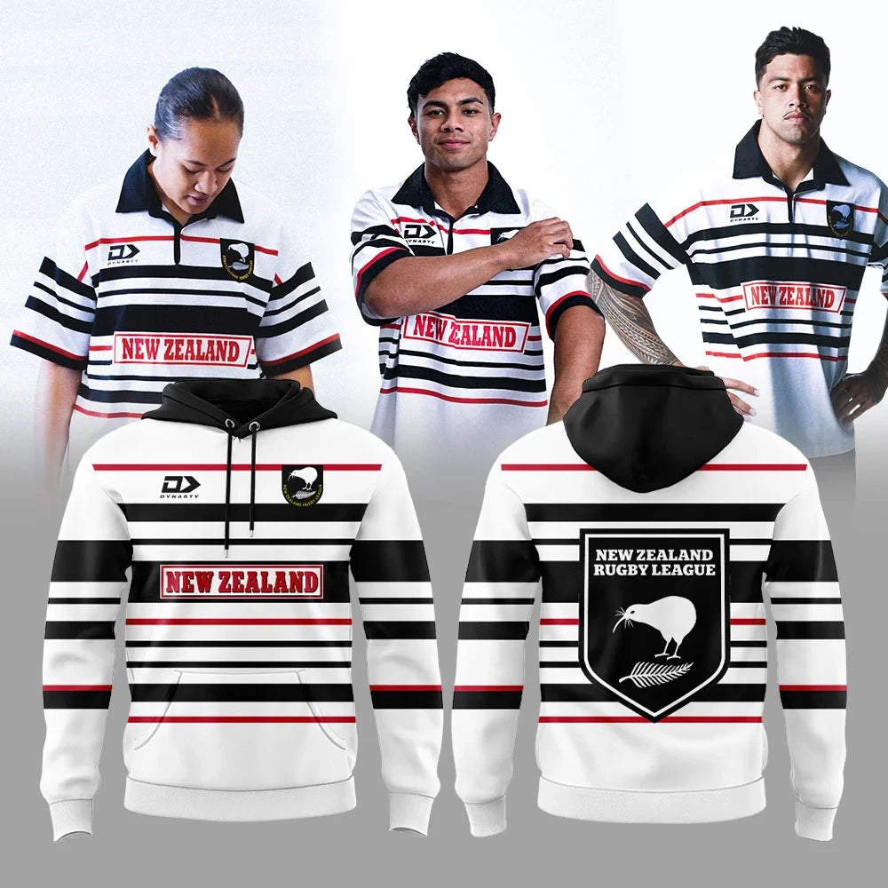 New Zealand Kiwis Merch 2026 Rugby League World Cup Hoodie Rugby Fans Gear - Foxy23shop