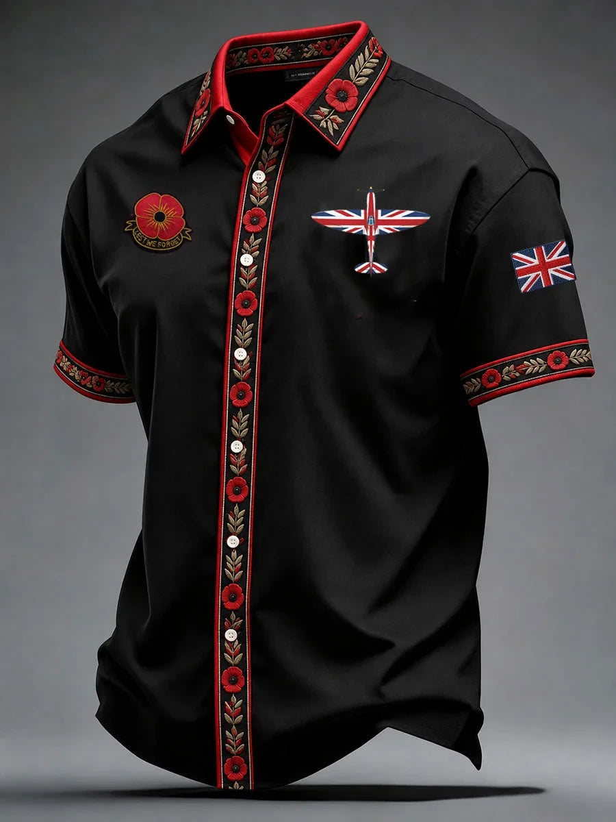 Lest We Forget Print Hawaiian Shirt Special Clothing Gifts For Veterans Family - Foxy23shop