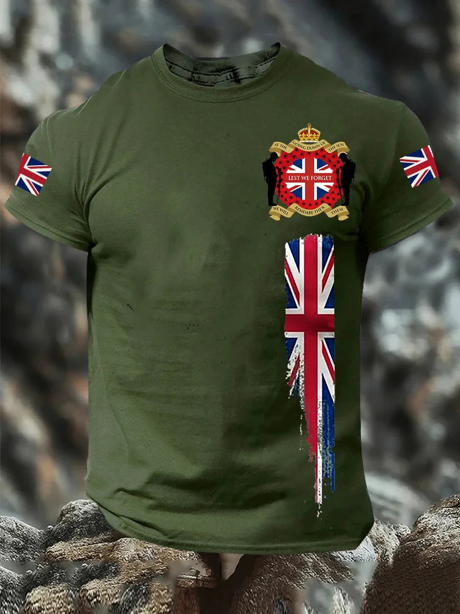 Lest We Forget T-Shirt Lest We Forget Honor Shirt Gift For Dads - Foxy23shop
