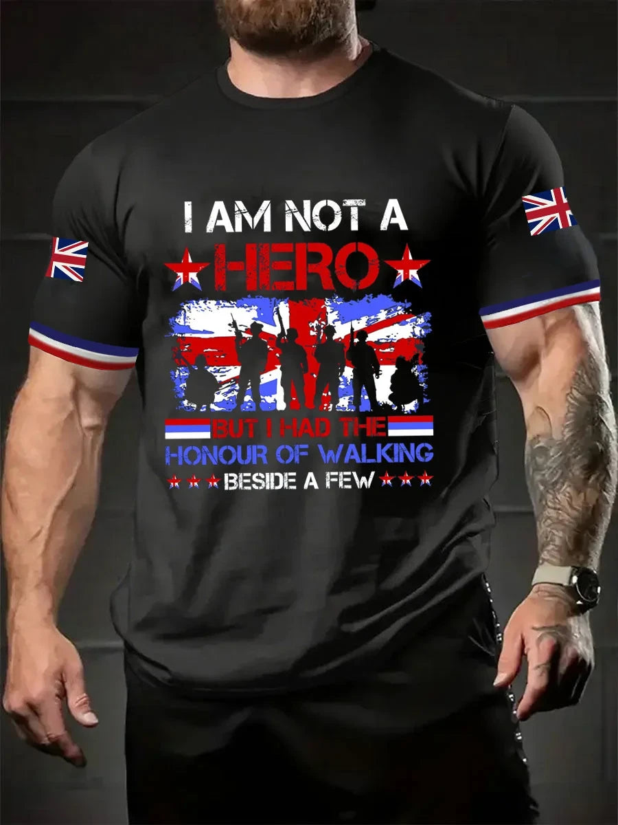 I Am Not A Hero T-Shirt Patriot Apparel Gifts For Best Friends - Foxy23shop