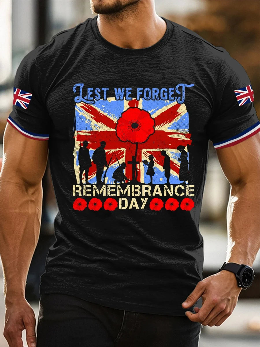 Lest We Forget T-Shirt Remember The Fallen Apparel Gift For Brothers - Foxy23shop