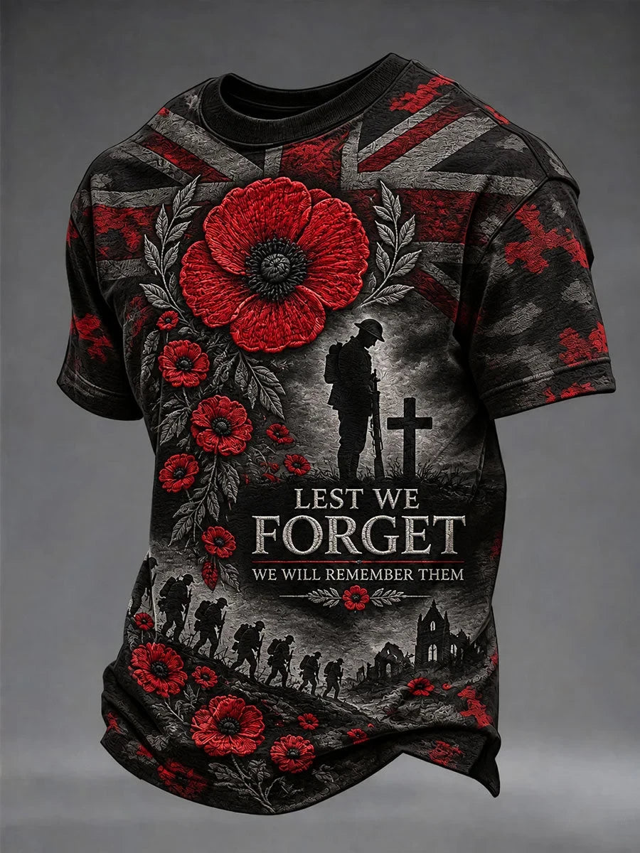 Lest We Forget We Will Remember Them T-Shirt Thoughtful Clothing Gifts For Your Friends - Foxy23shop