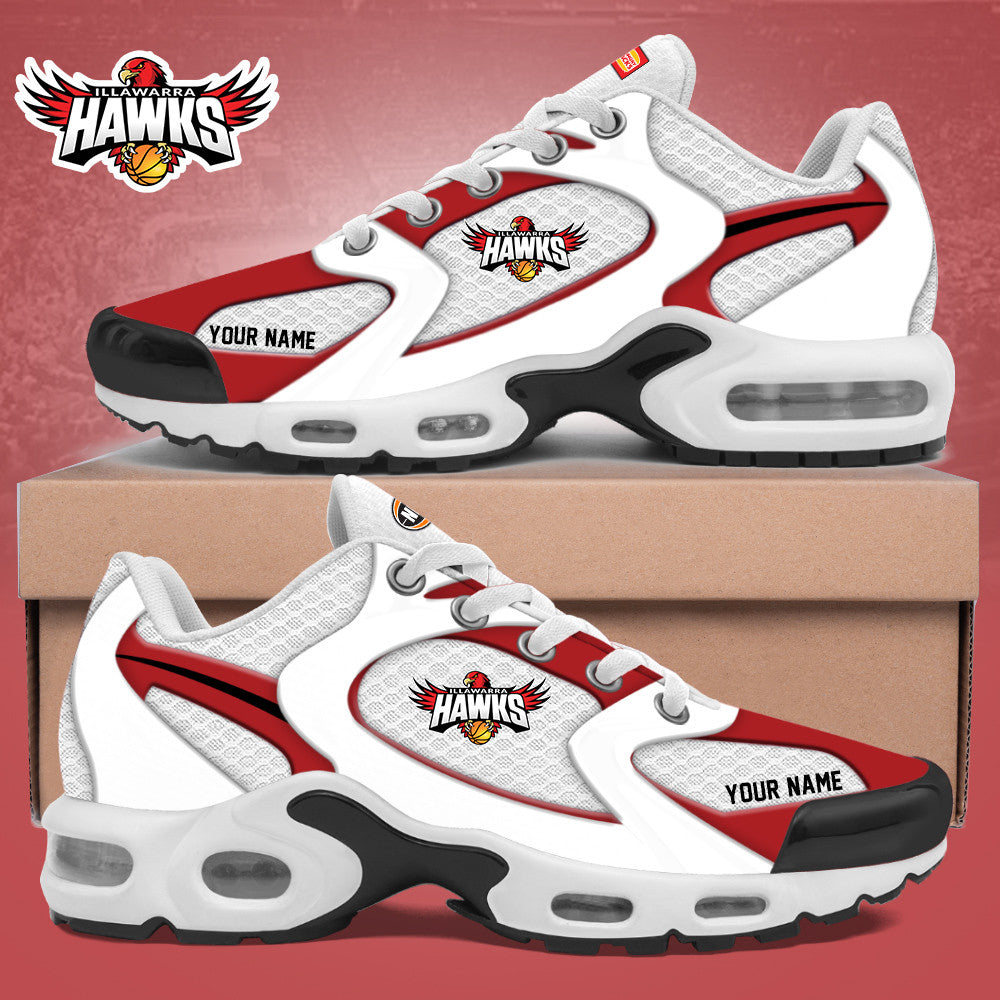Personalized Illawarra Hawks NBL 2026 Sneakers Illawarra Hawks Merch Basketball Fan Gear - Foxy23shop