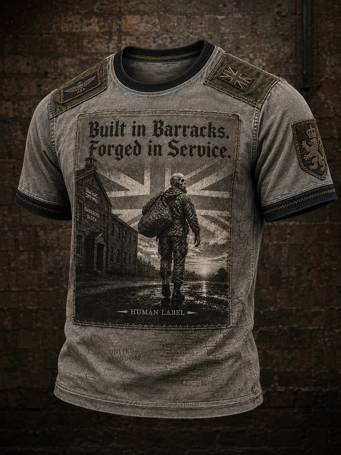 Built In Barracks Forget In Service T-Shirt Unique Clothes Gifts For Him - Foxy23shop