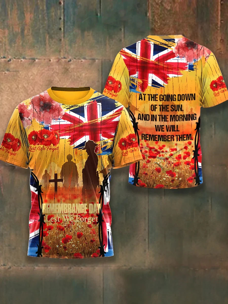 Remembrance Day T-Shirt Veteran Tribute Shirt Gift For Brothers - Foxy23shop