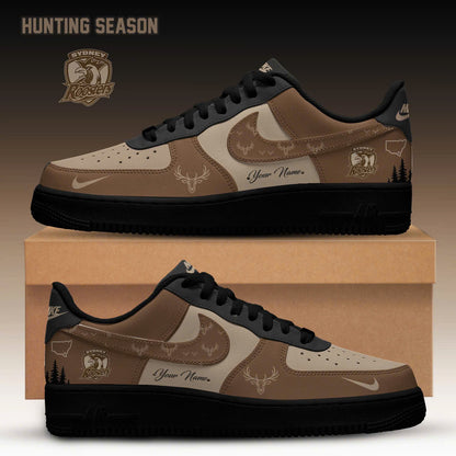 Custom Sydney Roosters NRL Hunting Edition Sneakers Sydney Roosters Merch Gifts For Fans - Foxy23shop