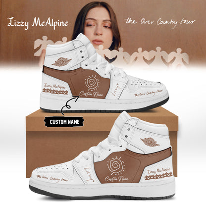 Custom Lizzy McAlpine The Over Country Tour 2026 Sneakers Lizzy McAlpine Shoes - Foxy23shop