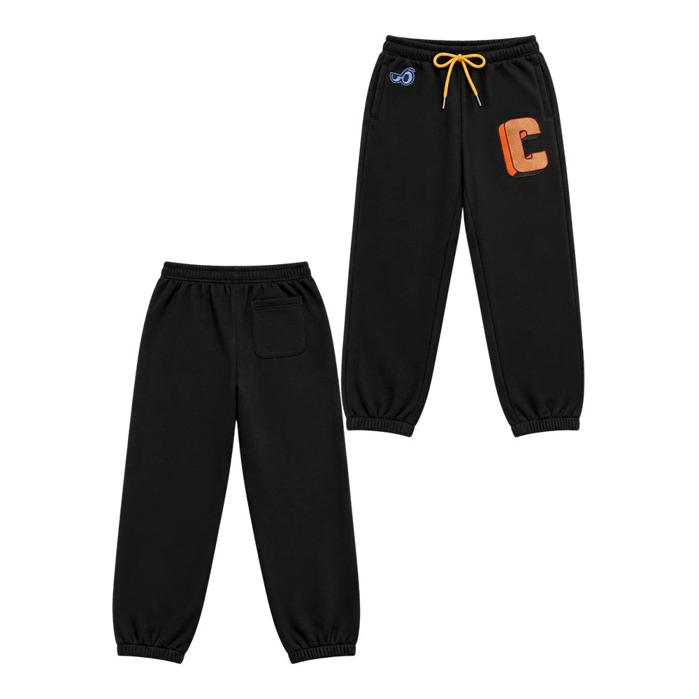 Clooless Letterman Black Sweatpants Clooless Clothing Presents For Sister - Foxy23shop