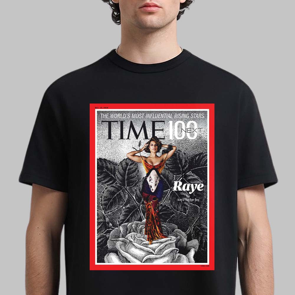 Raye Graces The Cover Of TIME100 Next The World's Most Influential Rising Stars T-Shirt Raye Fan Gift - Foxy23shop