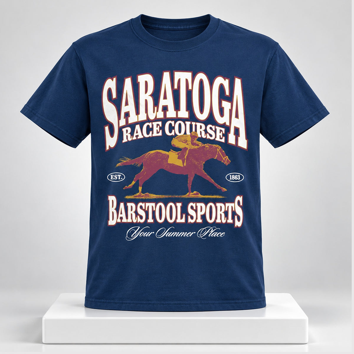 Dave Portnoy Saratoga Race Course Est 1863 T-Shirt Gifts For Dave Portnoy Lovers - Foxy23shop