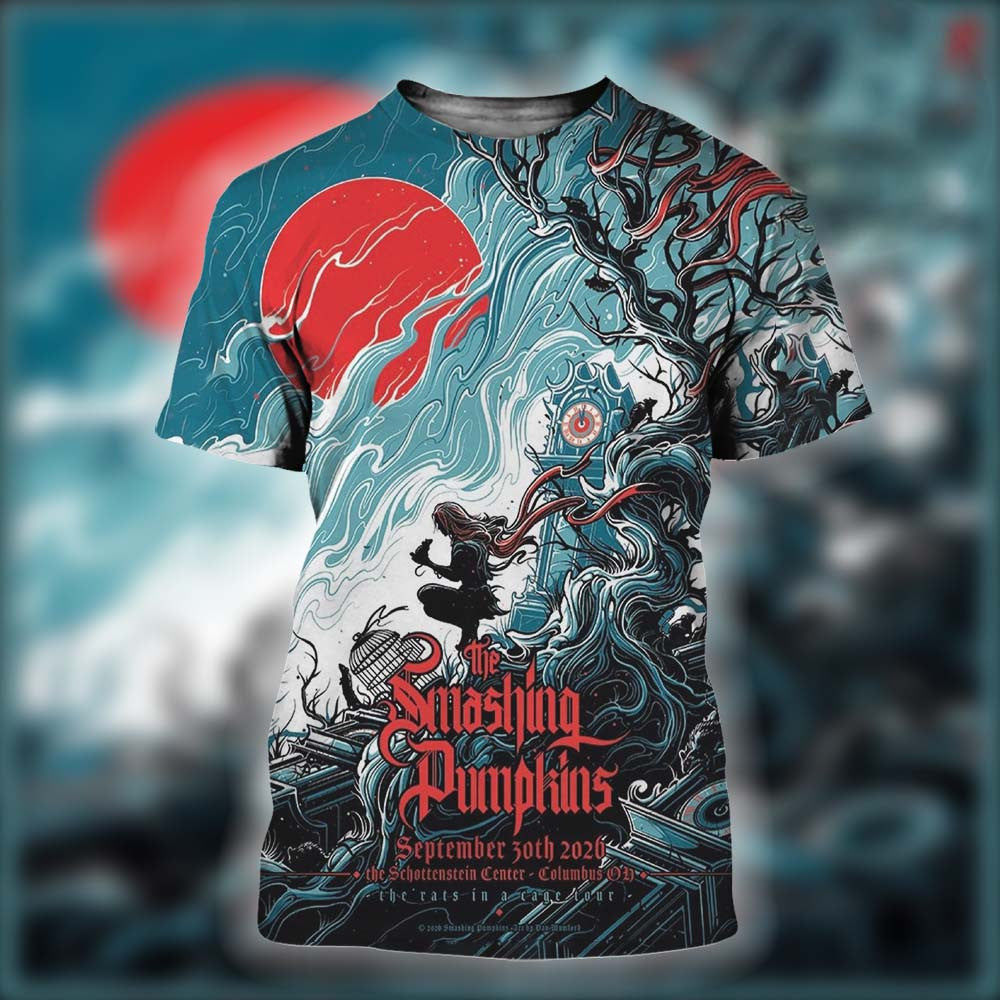 The Smashing Pumpkins Columbus OH Event Poster T-Shirt Unique Gifts For The Smashing Pumpkins Fans - Foxy23shop