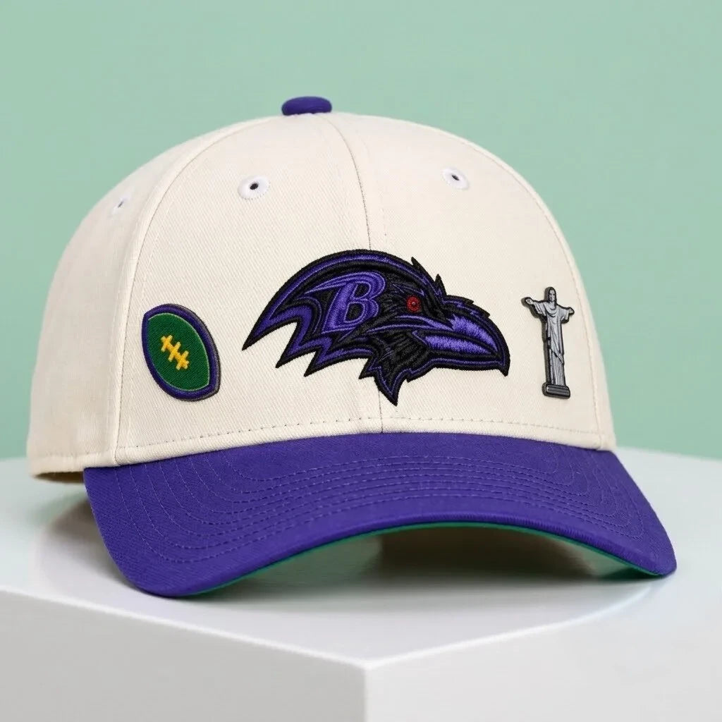Baltimore Ravens Rio Game Landmark 2026 Hat Baltimore Ravens Baseball Cap Best Fan Gifts - Foxy23shop