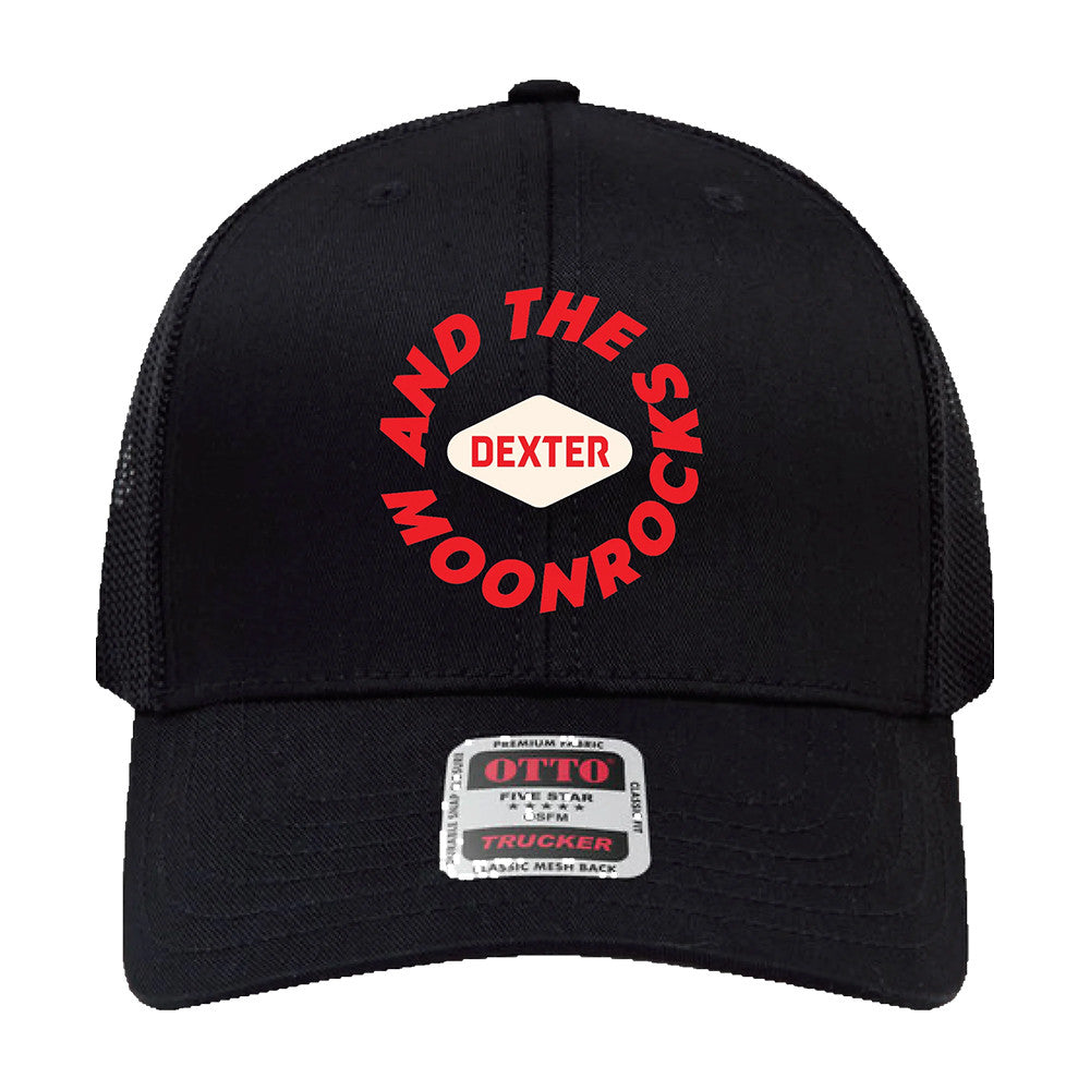 Dexter And The Moonrocks DATMR Black Trucker Hat Dexter And The Moonrocks Merch - Foxy23shop